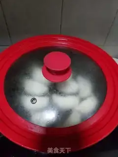Make Three fresh fried dumplings step 11