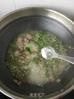 Make Beefball broccoli soup step 6