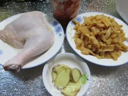 Make radish, fried chicken step 0
