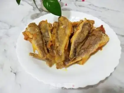 Make Dried and fried yellowfish step 7