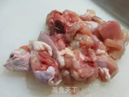 Make radish, fried chicken step 1