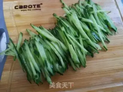 Make cucumber tofu step 2