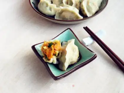 Make Three pumpkin dumplings step 15