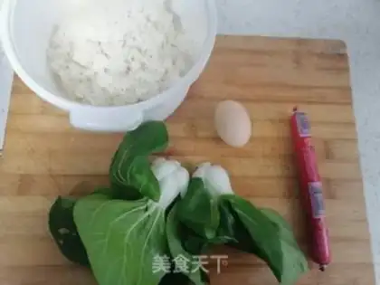 Make Sausage fried rice step 0