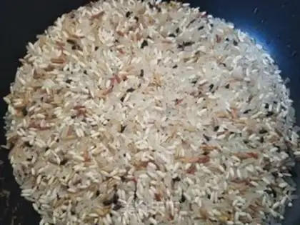 Make Pumpkin rice step 0