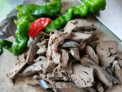 Make Double pepper fried duck liver step 0