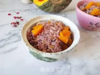 Make Pumpkin rice step 5