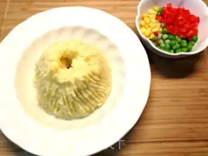 Make Volcanic mashed potatoes step 5