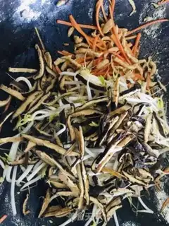 Make Spring rolls step 8