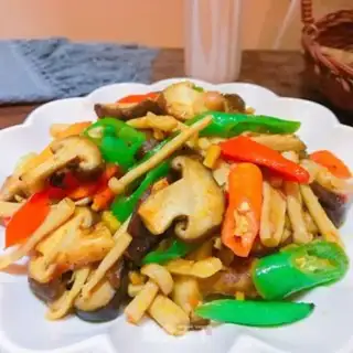 Make Fried mushrooms step 8