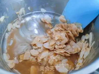 Make Caramel almonds step 11