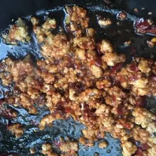 Make Spicy meat and black tofu step 6