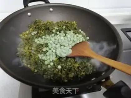 Make Peas in the snow step 2