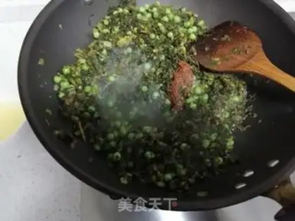 Make Peas in the snow step 4