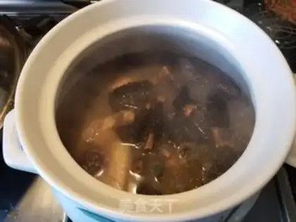 Make The lamb belly abalone chicken soup step 10
