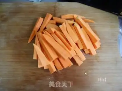 Make Homemade without red fries step 1