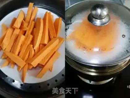 Make Homemade without red fries step 2