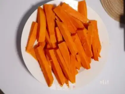 Make Homemade without red fries step 3