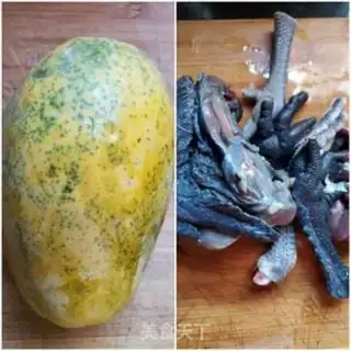 Make Chicken-cooked papaya step 0
