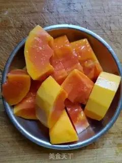Make Chicken-cooked papaya step 4