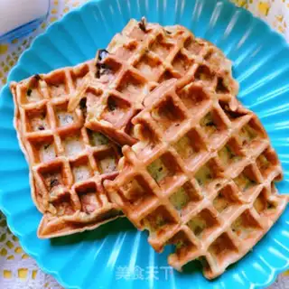 Make oatmeal waffles step 7