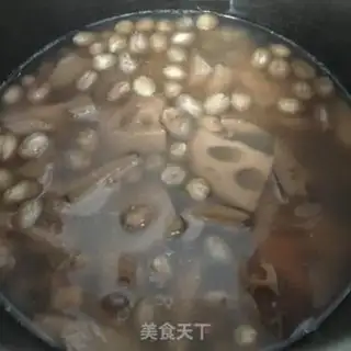 Make Lotus peanut soup step 5
