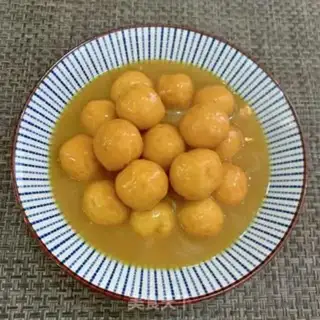 Make Curry fishballs step 8