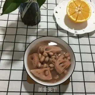 Make Lotus peanut soup step 7