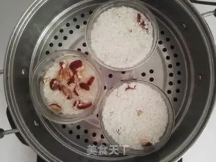 Make Red sugar rice cake step 5