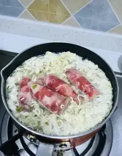 Make Fat cow egg noodles step 3
