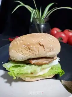Make Chicken burger step 8