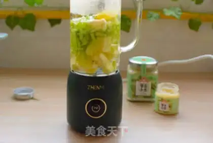 Make Apple celery honey step 4