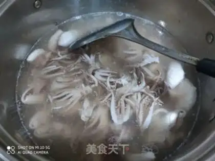 Make Soy little squid step 1