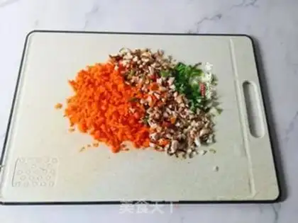 Make The spinach nest step 1
