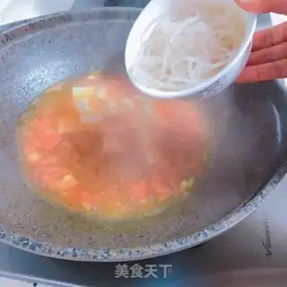 Make Tomato tofu fan soup step 5