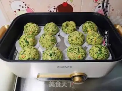 Make The spinach nest step 4