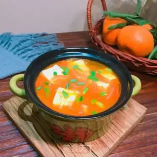 Make Tomato tofu fan soup step 8