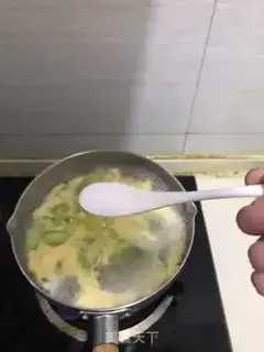 Make Smelt egg soup step 4