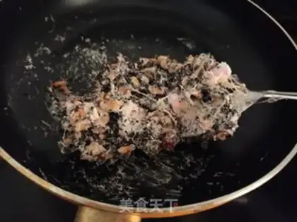 Make Black sesame date walnut cake step 5