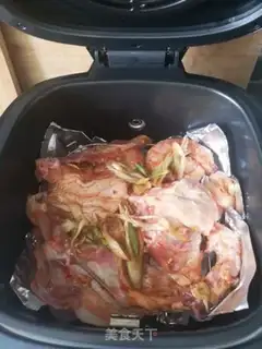 Make Air-cooked chicken-cooked chicken step 4