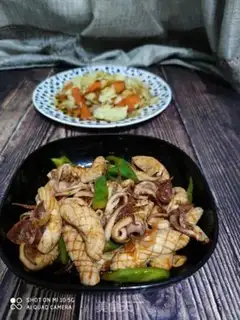 Make Soy little squid step 10
