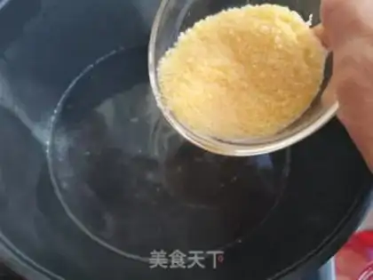 Make Potato corn porridge step 2