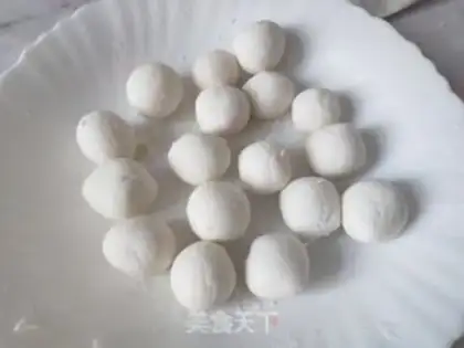 Make ♪ ♪ The potion red sugar rice round soup ♪ step 2