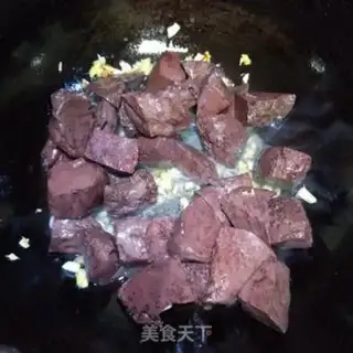 Make Pork blood fragrance step 4