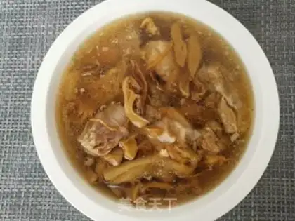 Make Mountain fungus ribs soup step 5
