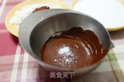Make Chocolate and a pound cake step 0