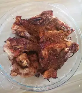 Make Air-cooked chicken-cooked chicken step 7