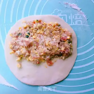 Make Tofu corn meat box step 8