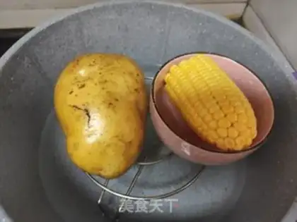Make Potato tacos step 1