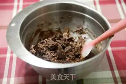 Make Chocolate and a pound cake step 5